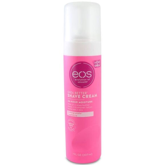 eos Shea Butter Shave Cream 24-Hour Moisture (Pomegranate Raspberry) - NEW!!! - Picture 1 of 4